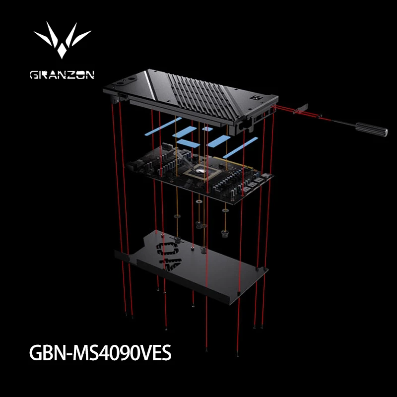 Granzon GBN-MS4090VES، وحدة مع - مراجعة Rtx 4090 Water Block Full Cover وسعره